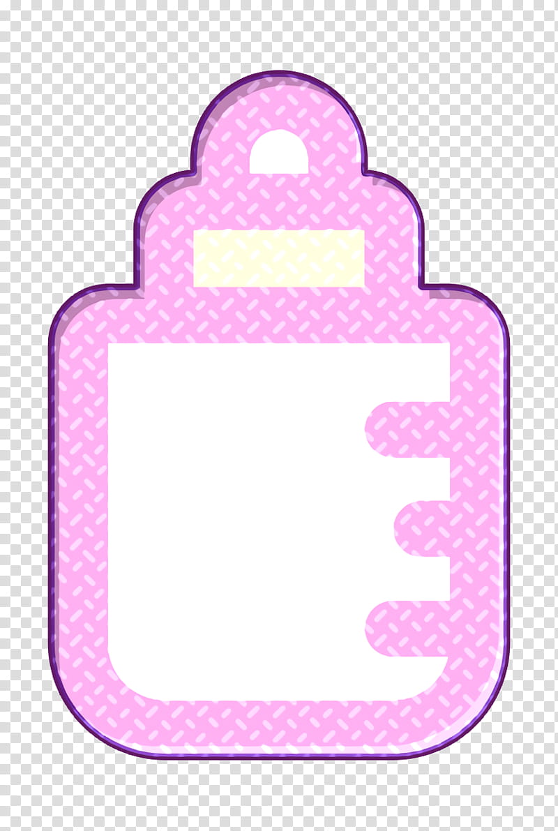 Baby icon Feeding bottle icon Food and restaurant icon, Pink M, Meter transparent background PNG clipart