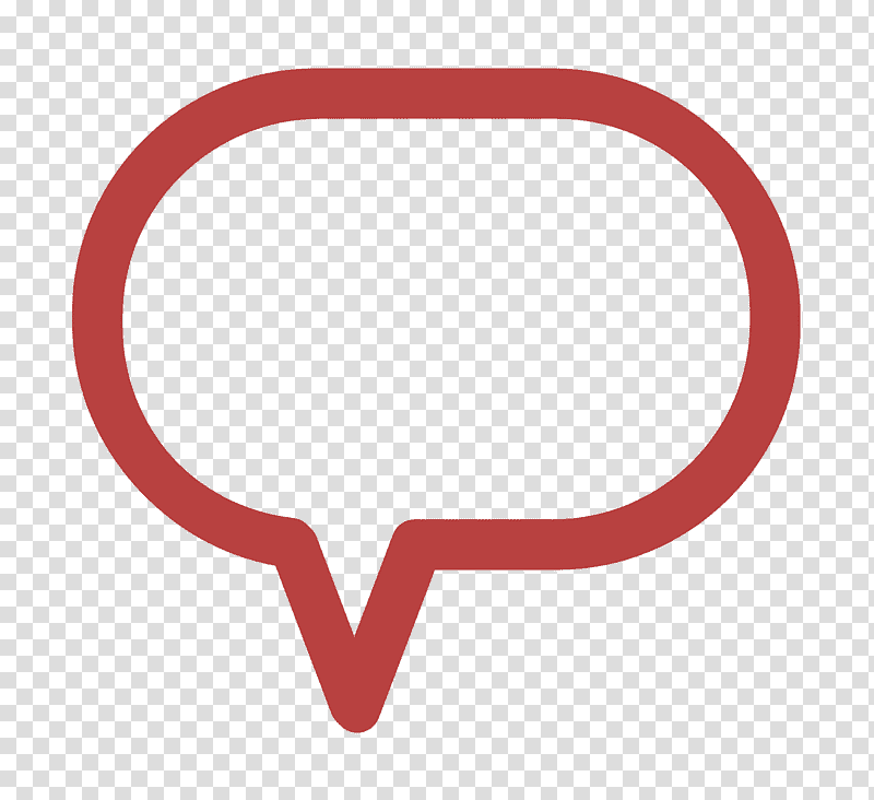 icon Chat icon Speech bubble icon, Web Application UI Icon, Logo, Red, Symbol, Line, Meter transparent background PNG clipart