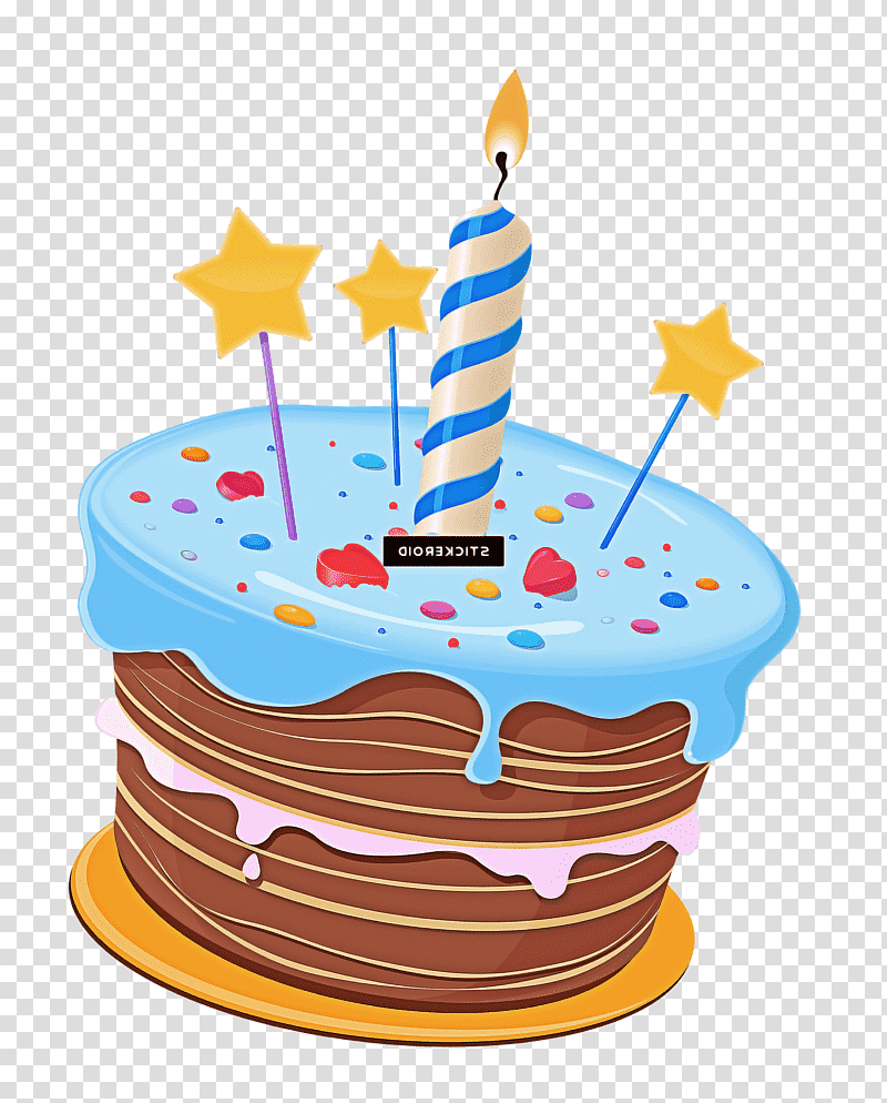 Birthday cake, Birthday
, Cake Decorating, Sweet Potato Pie, Buttercream, Torte, Cuisine transparent background PNG clipart