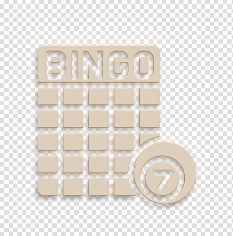 Gaming Gambling icon Bingo icon, Gaming Gambling Icon, Beige transparent background PNG clipart