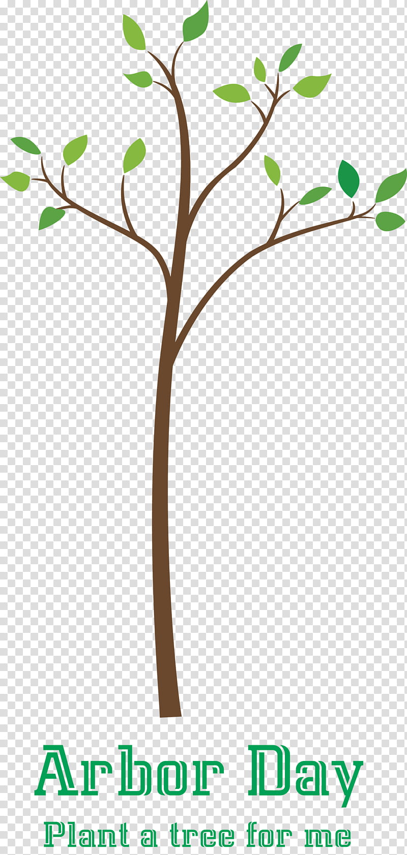 Arbor Day Tree Green, Branch, Plant, Plant Stem, Leaf, Twig, Flower transparent background PNG clipart