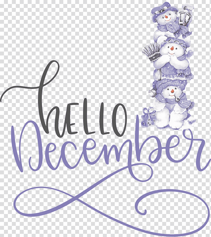 Hello December Winter December, Winter
, Snowman, Crossstitch, Christmas Day, Cross Stitch Pattern, Snow Globe transparent background PNG clipart