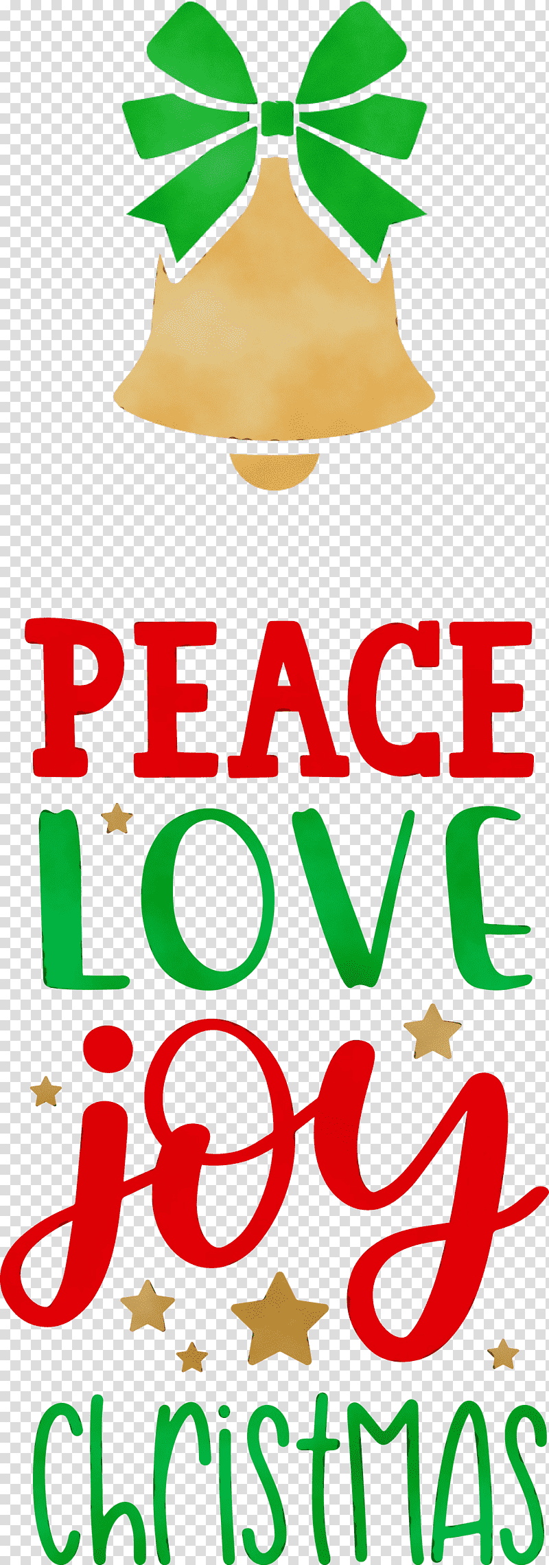 Christmas tree, Peace, Love, Joy, Christmas , Watercolor, Paint transparent background PNG clipart