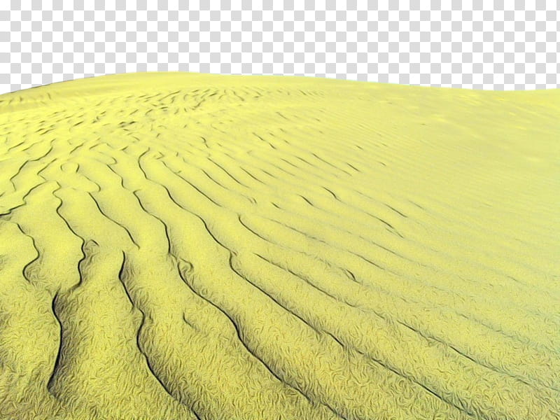 aeolian landform sand landscape ecoregion yellow, Watercolor, Paint, Wet Ink, Aeolian Processes transparent background PNG clipart
