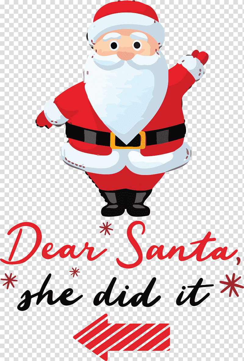 Dear Santa Santa Claus Christmas, Christmas , Christmas Day, Christmas Tree, Holiday, Christmas Ornament, New Years Day transparent background PNG clipart