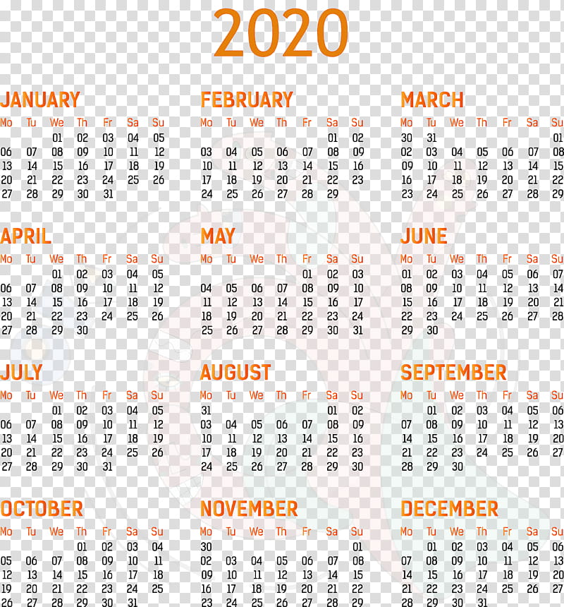 2020 yearly calendar Printable 2020 Yearly Calendar Template Full Year Calendar 2020, Calendar System, Calendar Year, Calendar Date, Lunar Calendar, Islamic Calendar, Malayalam Calendar, Month transparent background PNG clipart