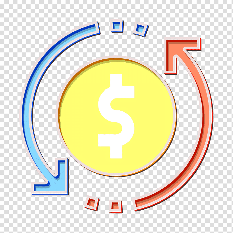 Payment icon Business icon Exchange icon, Logo, Number, Yellow, Meter, Signage, Emblem M transparent background PNG clipart