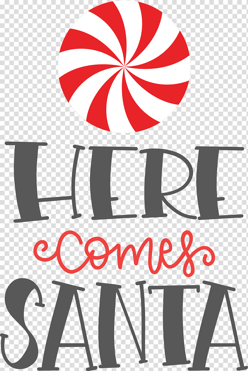 Here Comes Santa Santa Christmas, Christmas , Logo, Flower, Meter, Plants, Biology transparent background PNG clipart