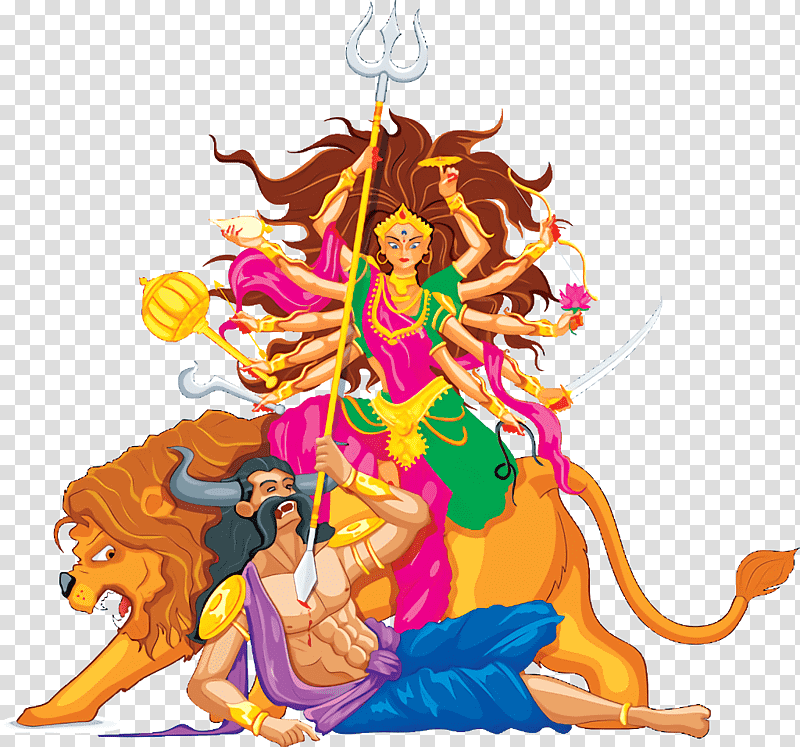 Durga Ashtami, Ravan, Dussehra, Durga Puja, Bengali, Beadap, Rama transparent background PNG clipart