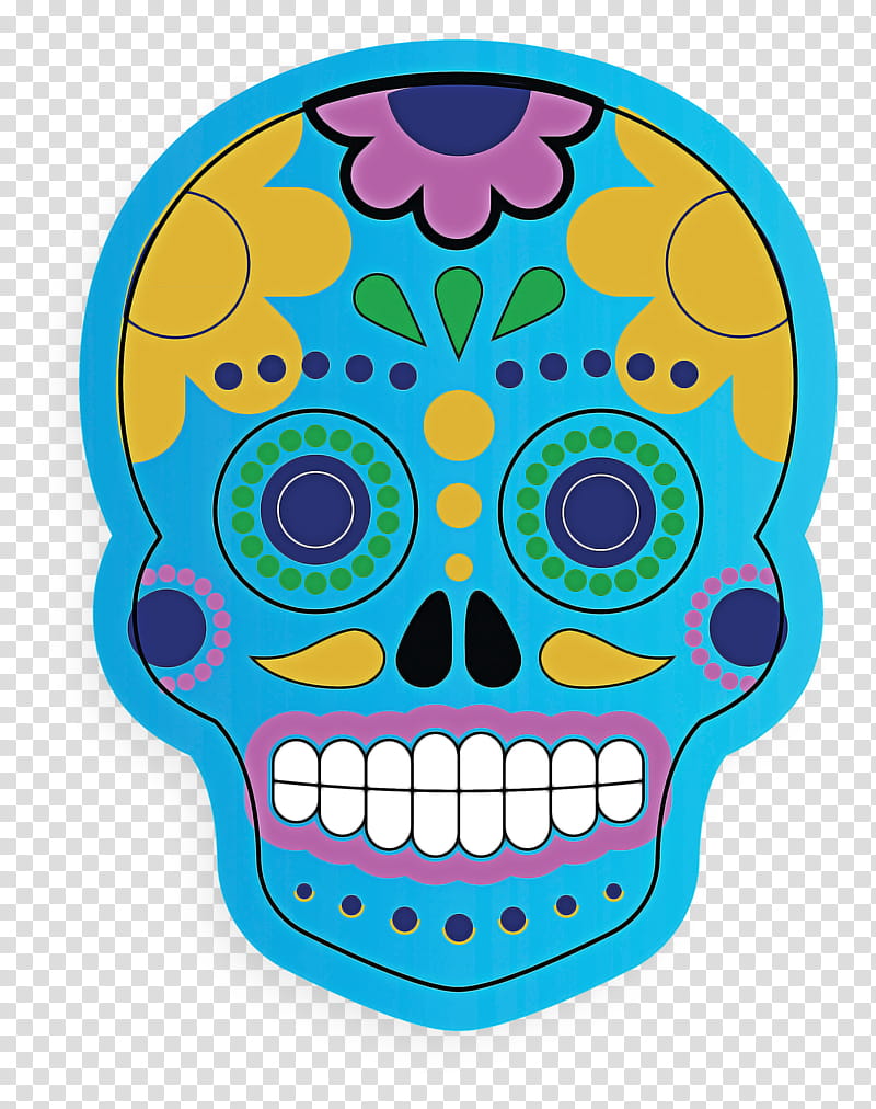 Skull Mexico, Hathi Jr, Cartoon, cdr, Forest Green, Line Art, Royaltyfree transparent background PNG clipart
