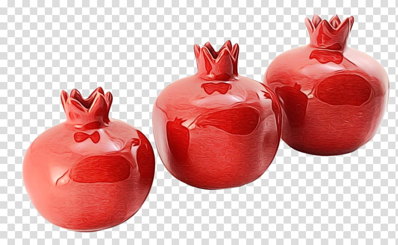 Fruit, Candy Apple, Red, Pomegranate, Ceramic, Vase, Serveware transparent background PNG clipart