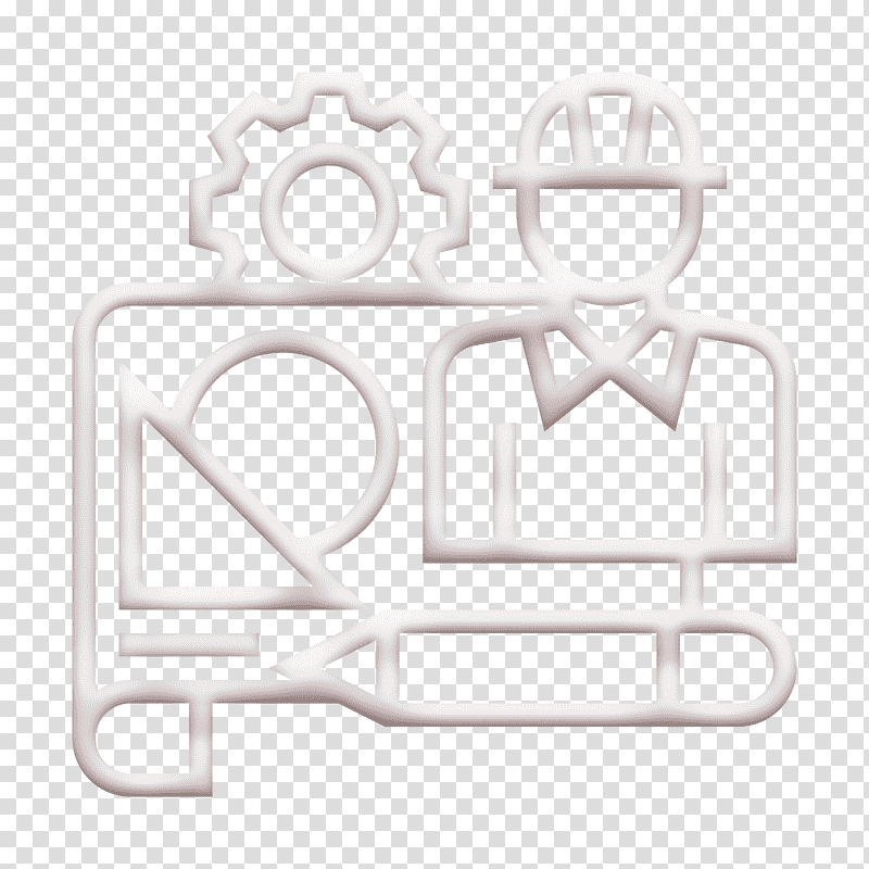 Engineer icon Architecture icon Blueprint icon, Landscape Architecture, Building Information Modeling, Industry, Construction, Project, Manufacturing transparent background PNG clipart