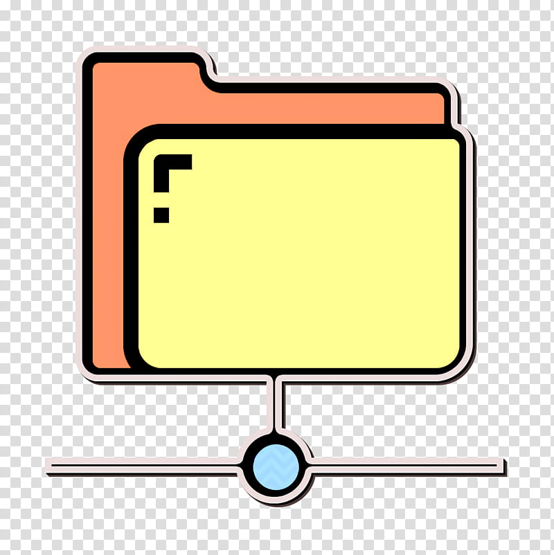 Folder and Document icon Share icon Files and folders icon, Line, Rectangle, Computer Monitor Accessory transparent background PNG clipart