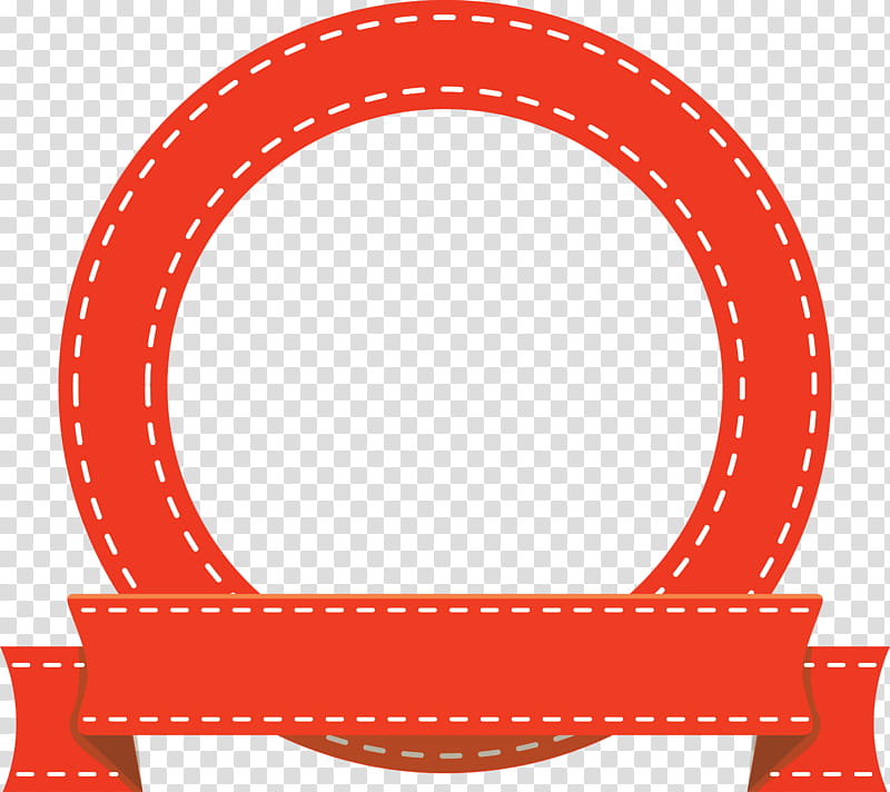Emblem Ribbon, Red, Circle transparent background PNG clipart