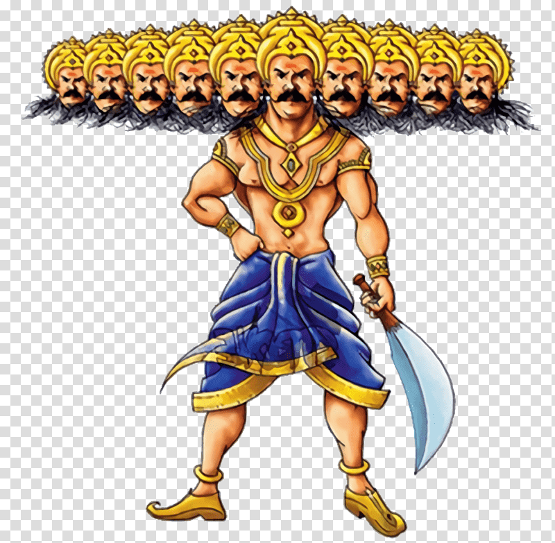 Dussehra Dashahra Dasara, Navaratri, Ravan, Rama, Mandodari, Sita transparent background PNG clipart