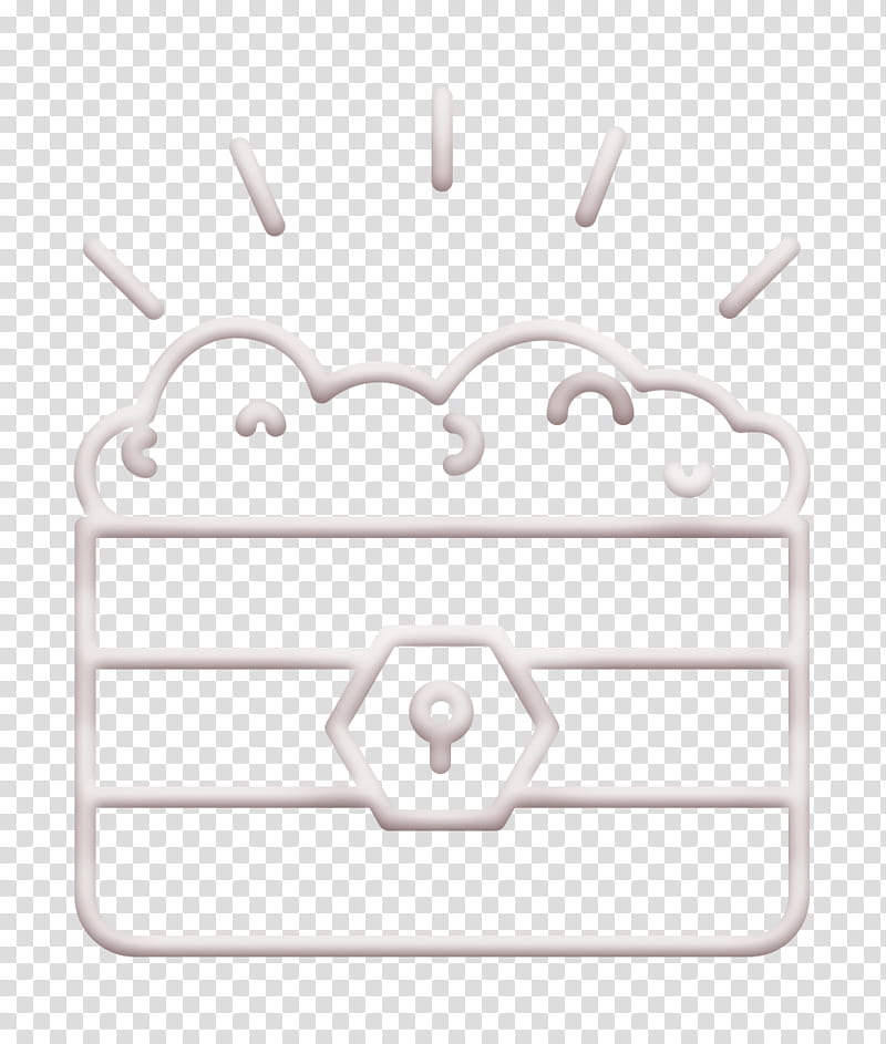 Pirates icon Chest icon Treasure icon, Text, Logo, Line, Symbol, Circle, Metal transparent background PNG clipart