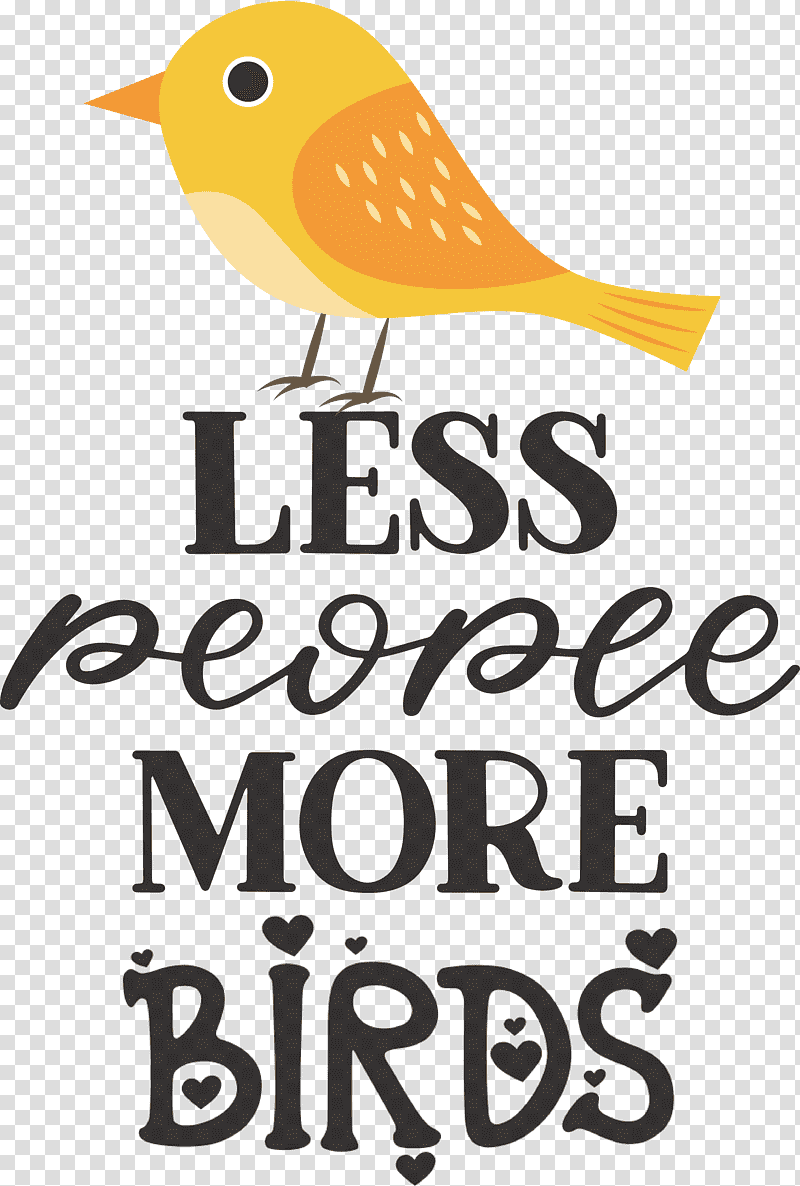 Less People More Birds Birds, Logo, Yellow, Meter, Beak, Line, Biology transparent background PNG clipart