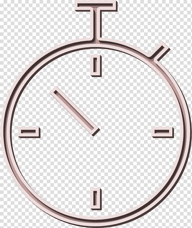 Stopwatch icon Chronometer icon Global Logistics icon, Line, Home Accessories, Number, Geometry, Mathematics transparent background PNG clipart