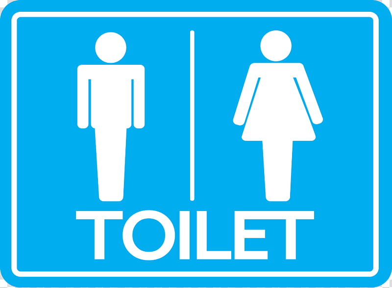 Toilet sign, Gender Symbol, Public Toilet, Pictogram, Royaltyfree transparent background PNG clipart
