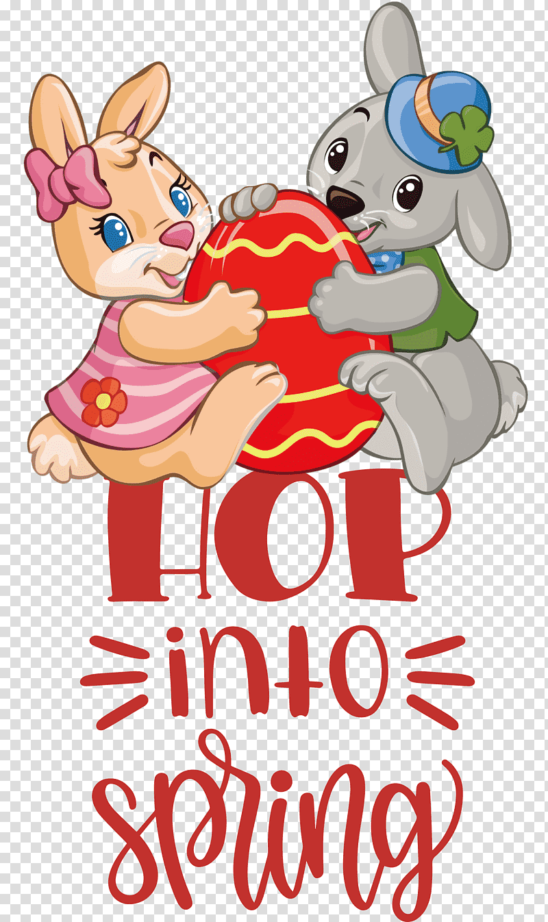 Hop Into Spring Happy Easter Easter Day, Bugs Bunny, Hare, Easter Bunny, Rabbit, Cartoon, Drawing transparent background PNG clipart