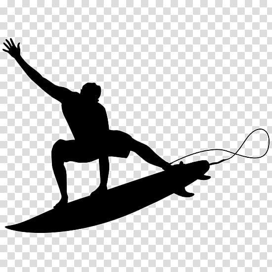 silhouette surface water sports surfing balance recreation, Stand Up Paddle Surfing, Waterskiing transparent background PNG clipart