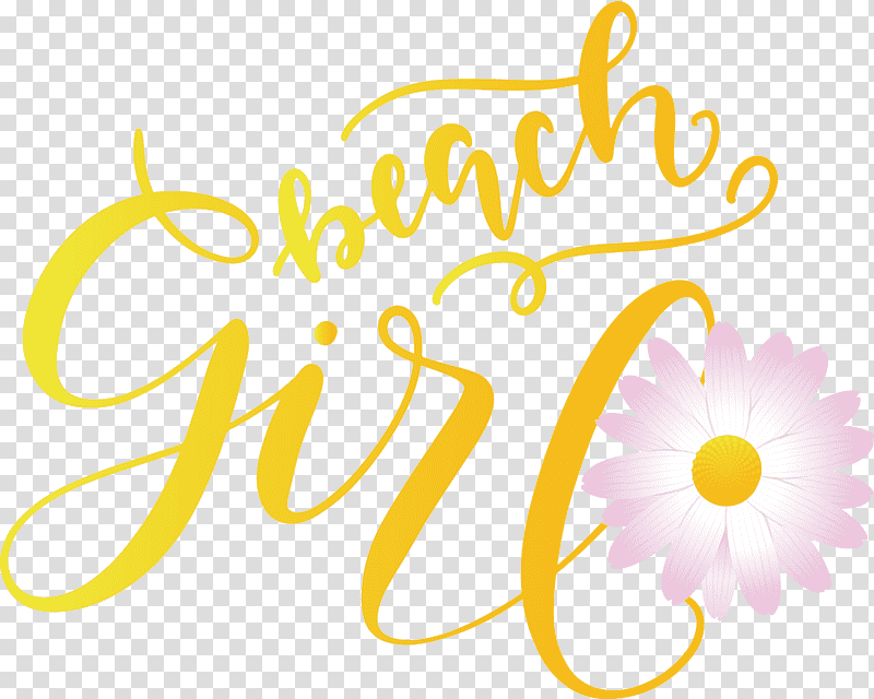 Beach Girl Summer, Summer
, Cut Flowers, Floral Design, Logo, Meter, Petal transparent background PNG clipart