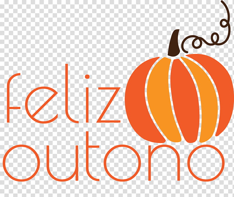 feliz outono happy fall happy autumn, Logo, Pumpkin, Line, Area, Fruit, Meter, Orange Sa transparent background PNG clipart