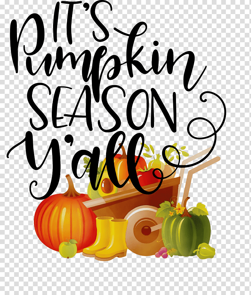 Pumpkin, Pumpkin Season, Thanksgiving, Autumn, Watercolor, Paint, Wet Ink transparent background PNG clipart