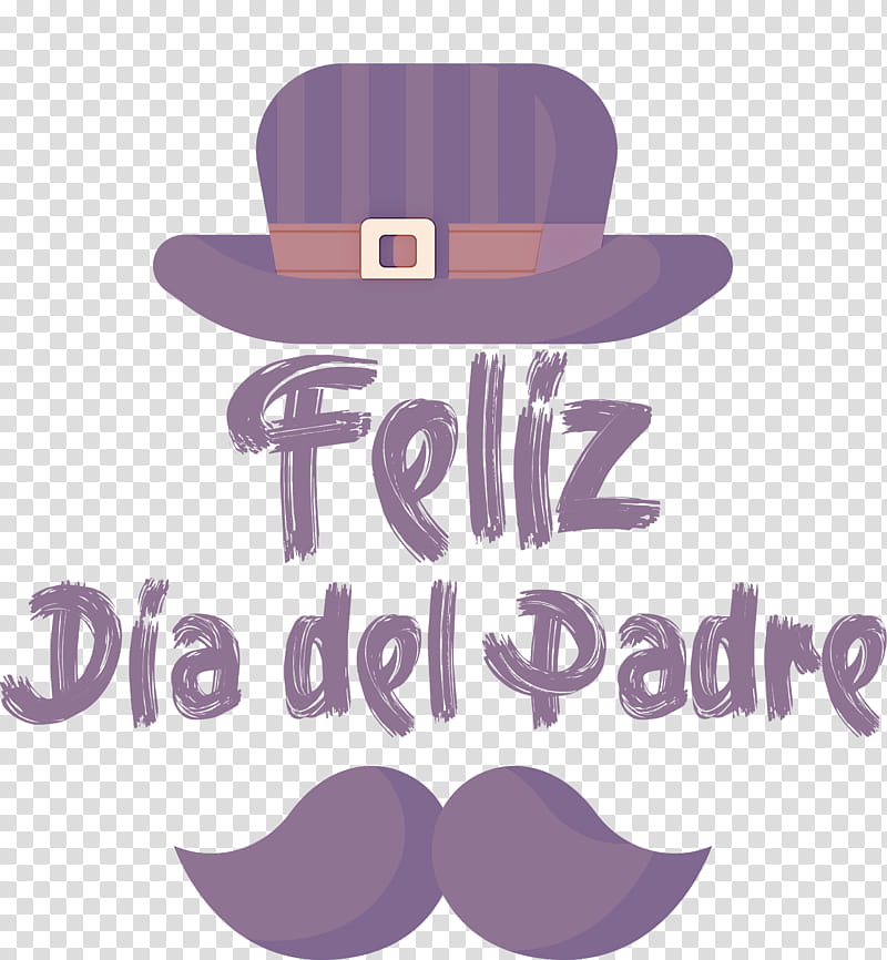 Feliz Día del Padre Happy Fathers Day, Feliz Dia Del Padre, Logo, Hat, Meter, Purple transparent background PNG clipart