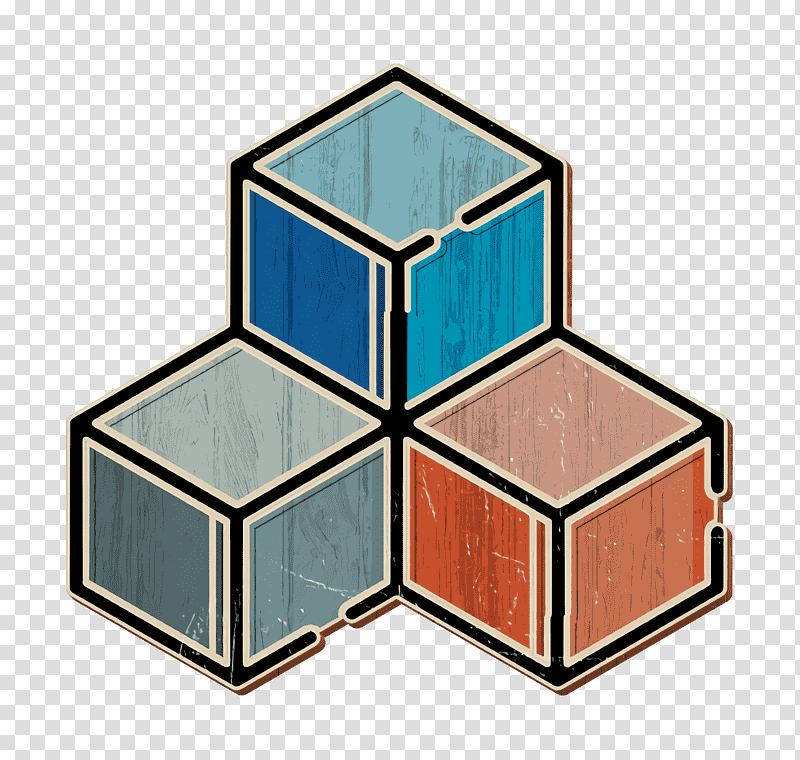 Cube icon Virtual reality icon 3d icon, Threedimensional Space, 3D Modeling, 3D Printing, Rubiks Cube, 3D Computer Graphics, Square Pyramid transparent background PNG clipart