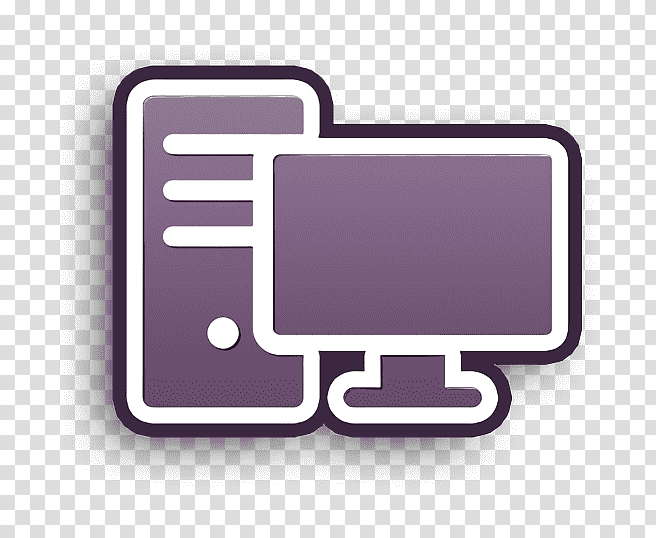 Desktop computer icon Educative icon technology icon, Classroom PC Icon, Logo, Rectangle, Meter, Multimedia, Geometry transparent background PNG clipart