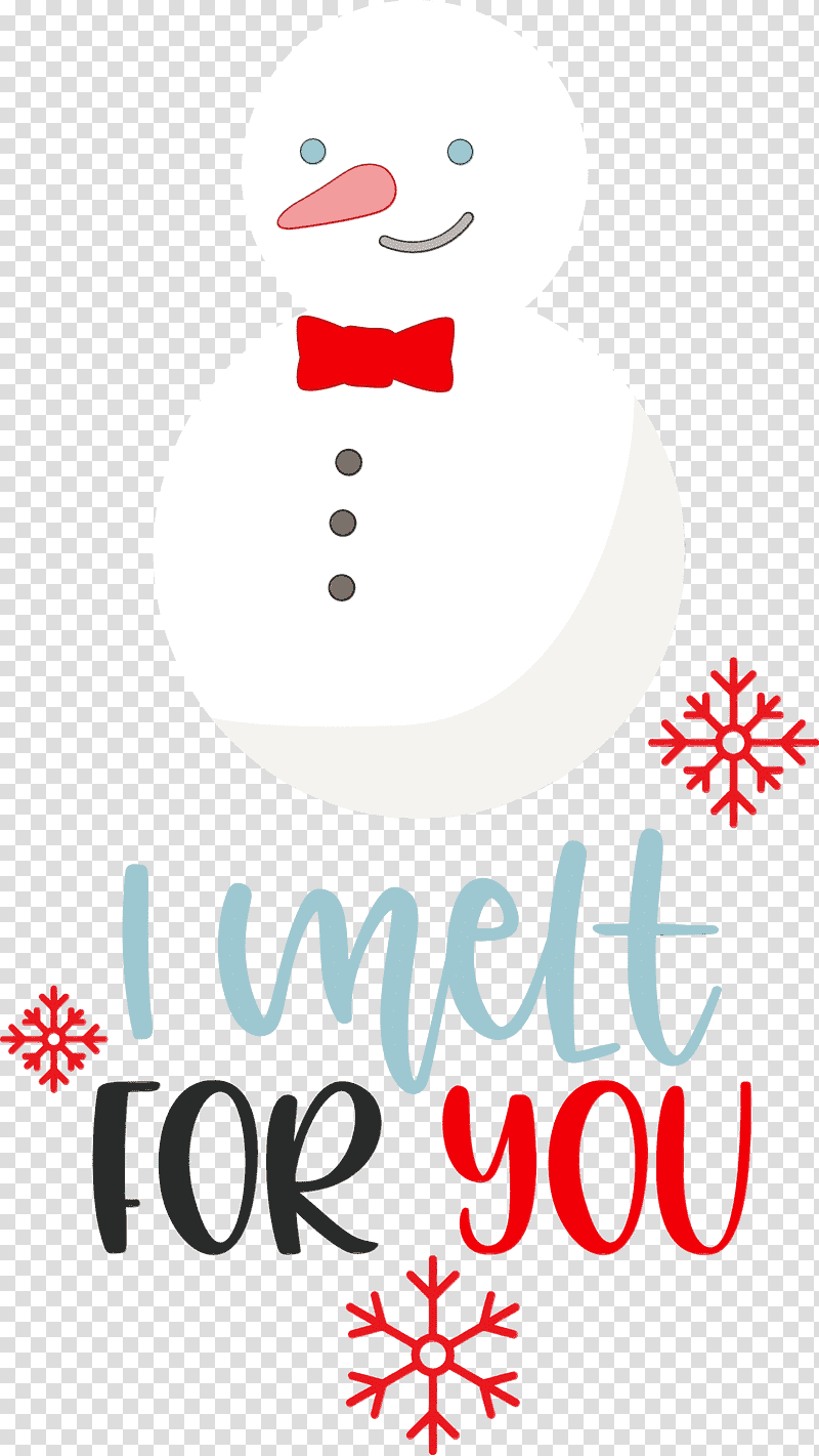 snowman frame text logo, I Melt For You, Winter
, Watercolor, Paint, Wet Ink transparent background PNG clipart