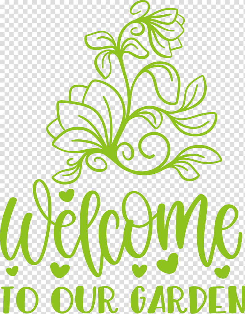 Garden Flower Floral, Welcome To Our Garden, Leaf, Sticker, Floral Design, Plant Stem, Wall Decal transparent background PNG clipart