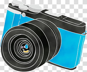 Camera lens, Cartoon Camera, Vintage Camera, Retro Camera, Watercolor, Paint, Wet Ink, Mirrorless Interchangeablelens Camera transparent background PNG clipart thumbnail