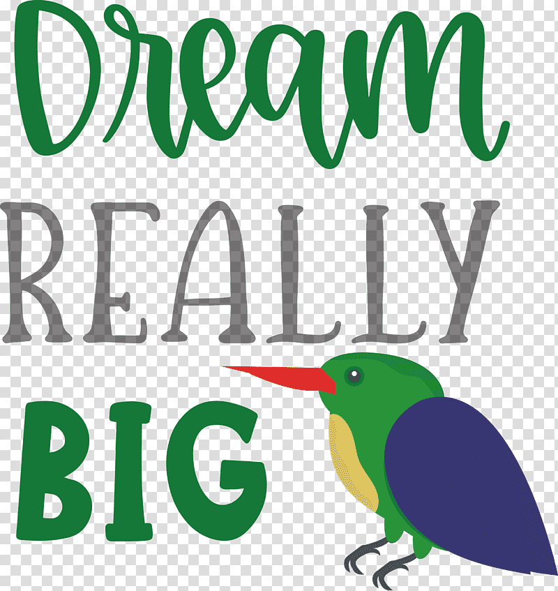 Dream Really Big Dream Dream Catcher, Logo, Birds, Beak, Green, Meter, Science transparent background PNG clipart