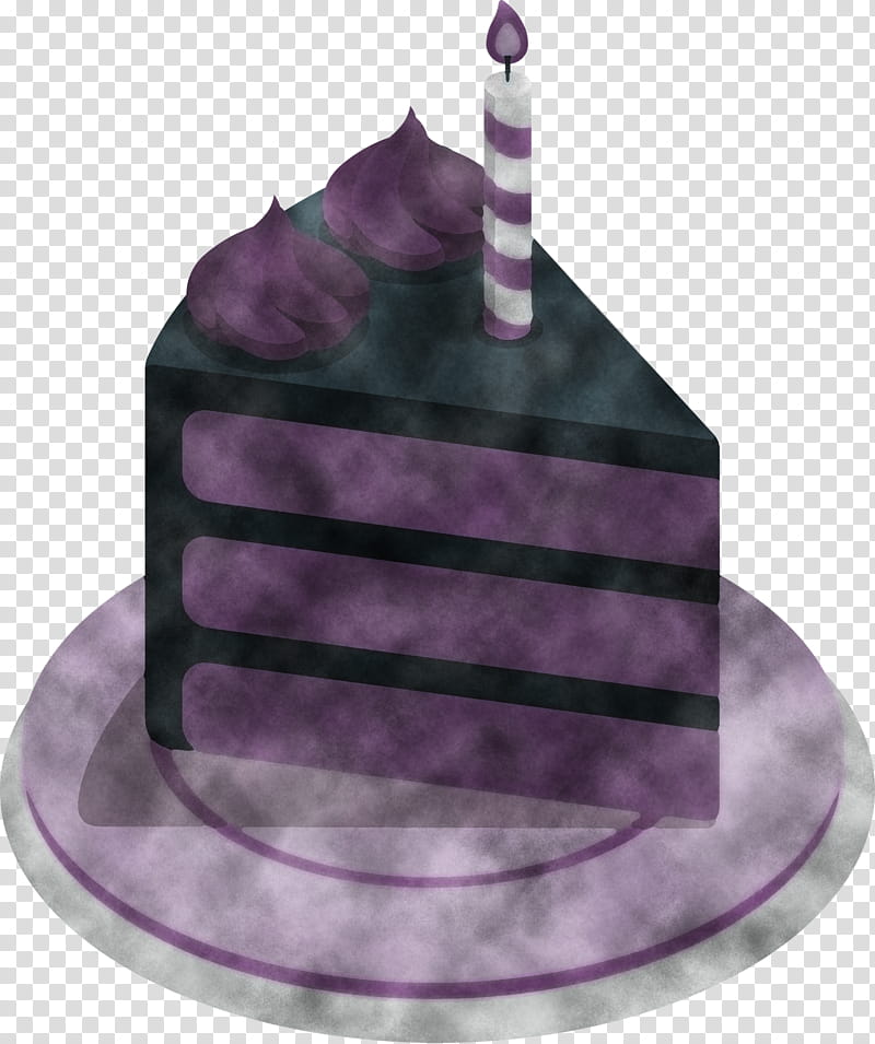 Birthday Cake, Purple, Cakem transparent background PNG clipart