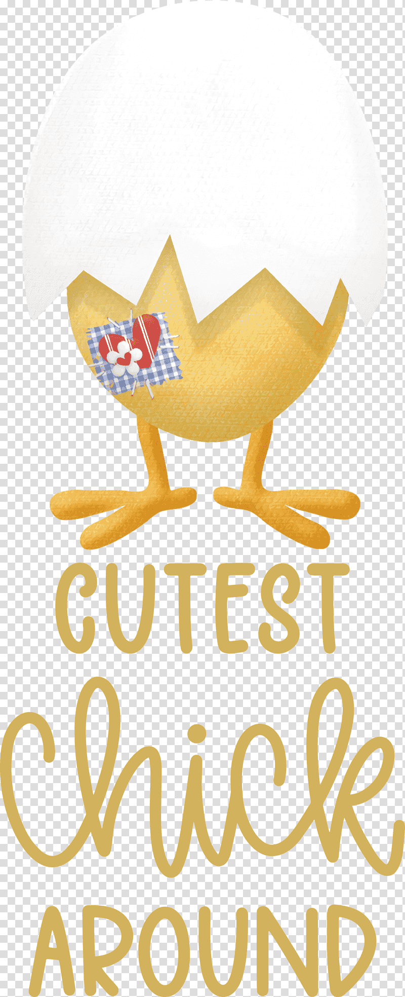 Happy Easter Easter Day Cutest Chick Around, Logo, Yellow, Meter, Line, Mathematics, Geometry transparent background PNG clipart