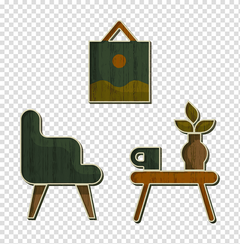 Lamp icon Living room icon Furniture and Household icon, Chair, Table, Statistics transparent background PNG clipart