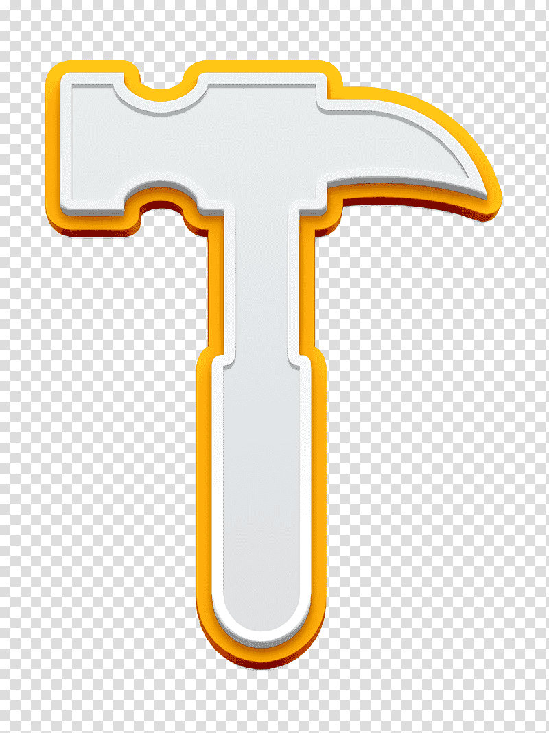 Real assets icon Mallet icon, Symbol, Chemical Symbol, Yellow, Meter, Chemistry, Science transparent background PNG clipart