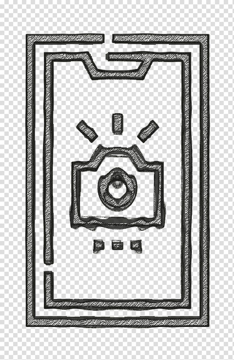 Smartphone icon Electronics icon graphy icon, Icon, Drawing, Visual Arts, Frame, Train, M02csf, Coloring Book transparent background PNG clipart