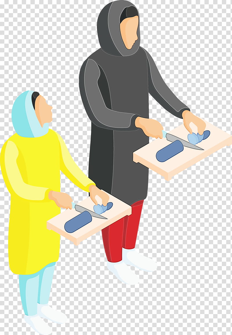 cartoon business employment job, Arabic Family, Arab People, Arabs, Watercolor, Paint, Wet Ink, Cartoon transparent background PNG clipart