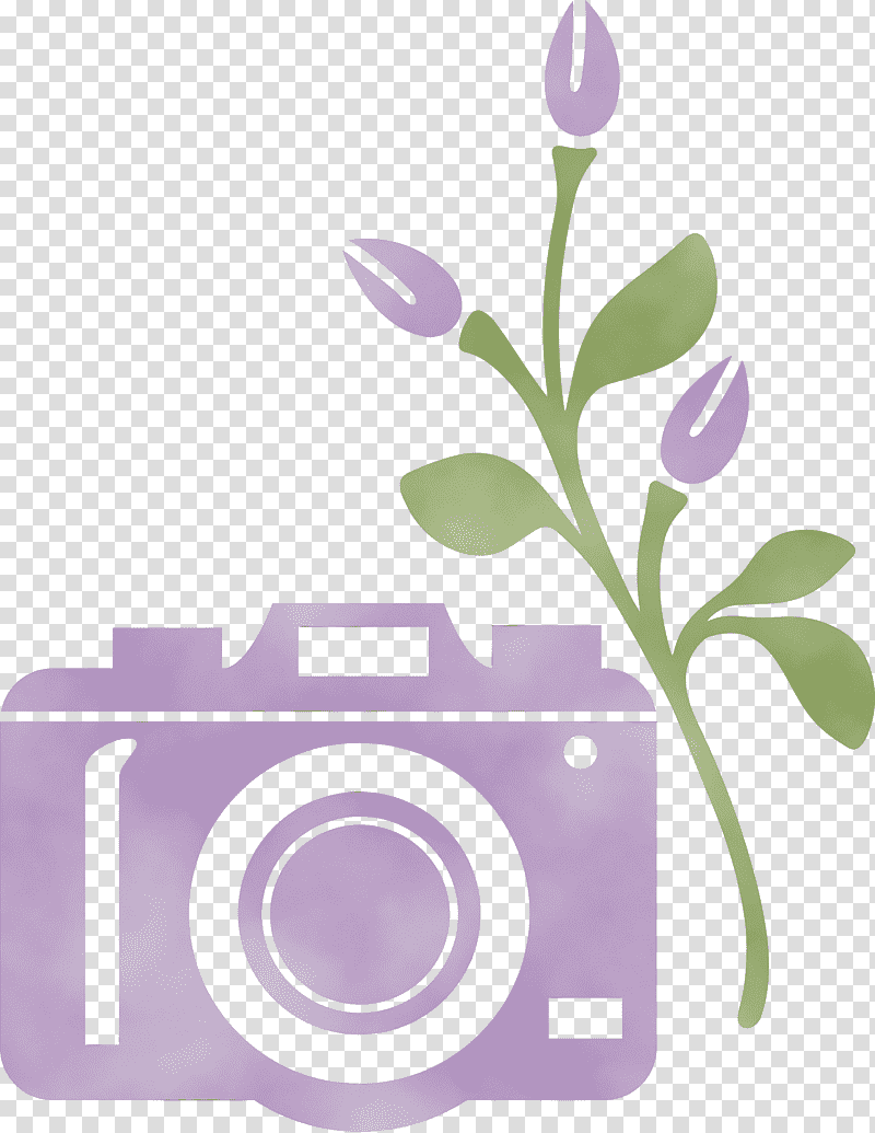 Lavender, Camera, Flower, Watercolor, Paint, Wet Ink, Meter transparent background PNG clipart