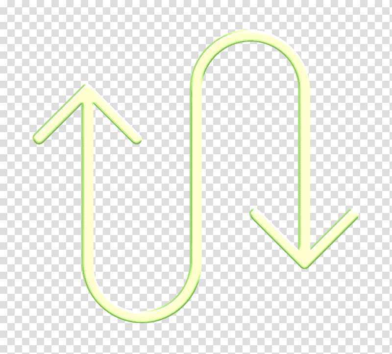 Curve arrow icon Arrow icon Curved arrow icon, Line, Triangle, Meter, Green, Number, Jewellery transparent background PNG clipart