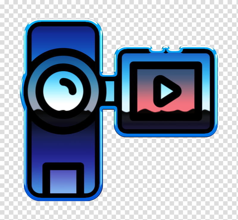 Camcorder icon Music and multimedia icon Audio and Video icon, Mobile Phone Accessories, Meter transparent background PNG clipart