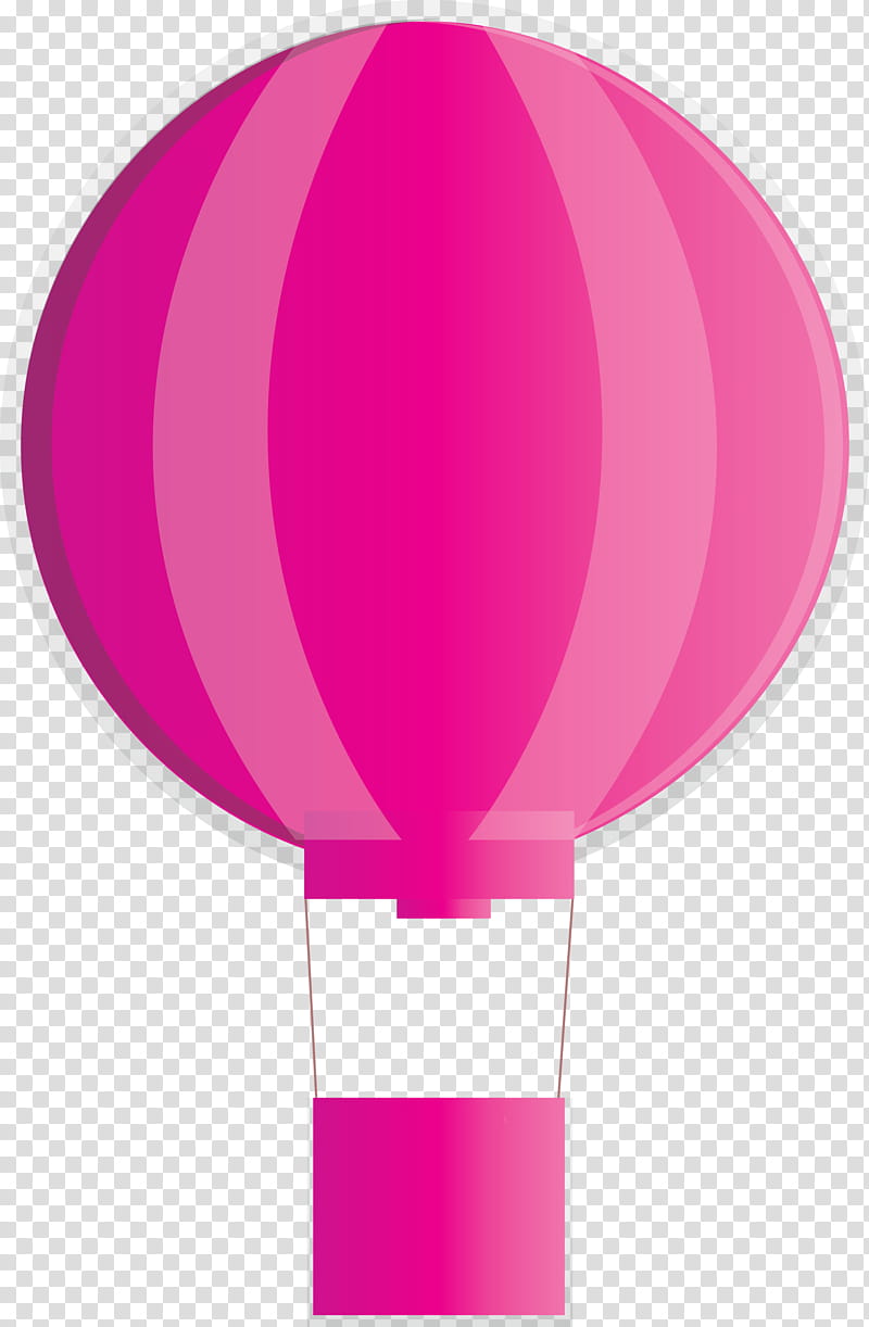 hot air balloon floating, Pink, Magenta, Material Property, Vehicle transparent background PNG clipart