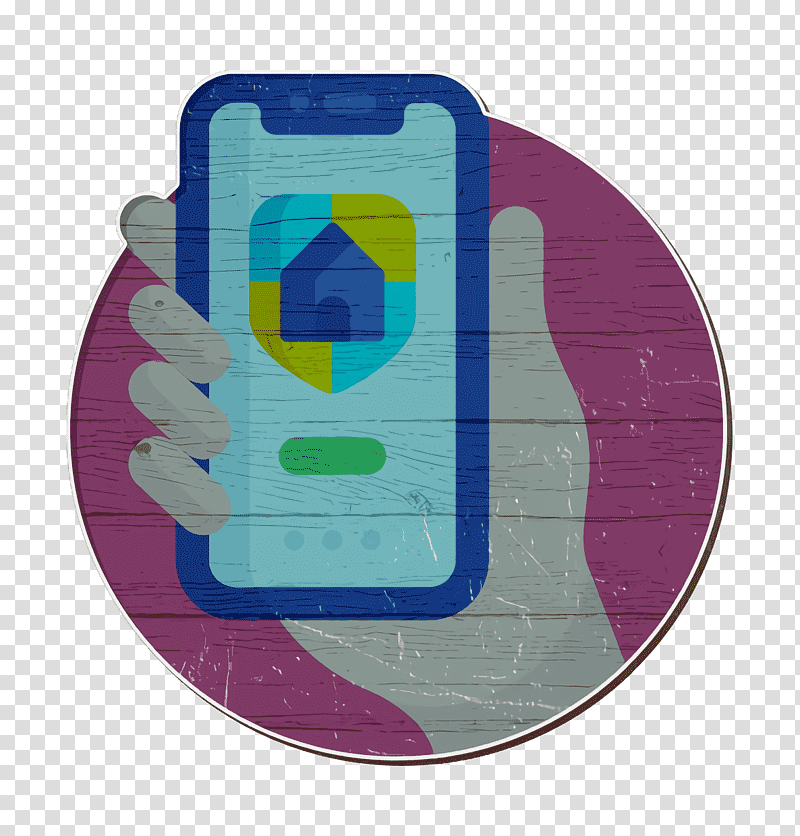 Smart Home icon Shield icon Smartphone icon, Rectangle, Geometry, Mathematics transparent background PNG clipart