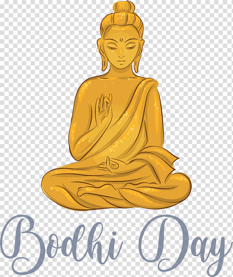 Bodhi Day, Meditation, Enlightenment In Buddhism, Kneeling, Zen, Sitting, Holiday transparent background PNG clipart