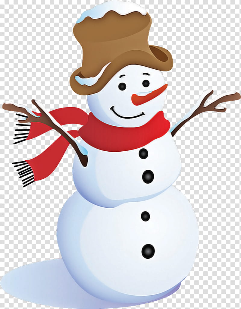 Snowman, Cartoon transparent background PNG clipart