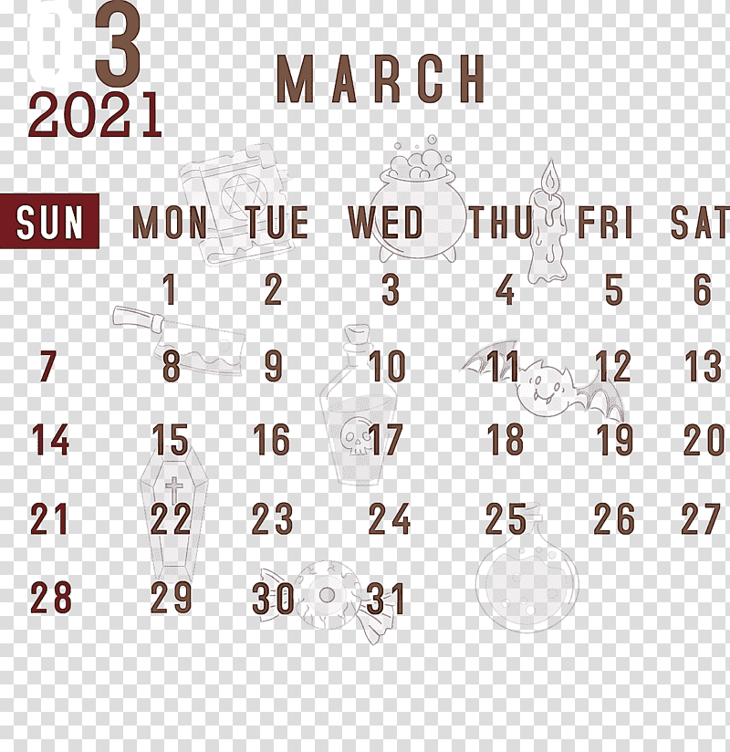 March 2021 Printable Calendar March 2021 Calendar 2021 Calendar, March Calendar, Lunar Calendar, Meter, Number, Line, Calendar System transparent background PNG clipart