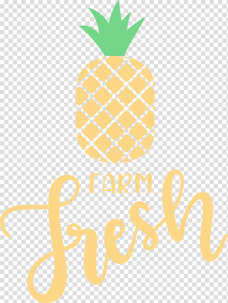 Pineapple, Farm Fresh, Watercolor, Paint, Wet Ink, Logo, Fruit transparent background PNG clipart